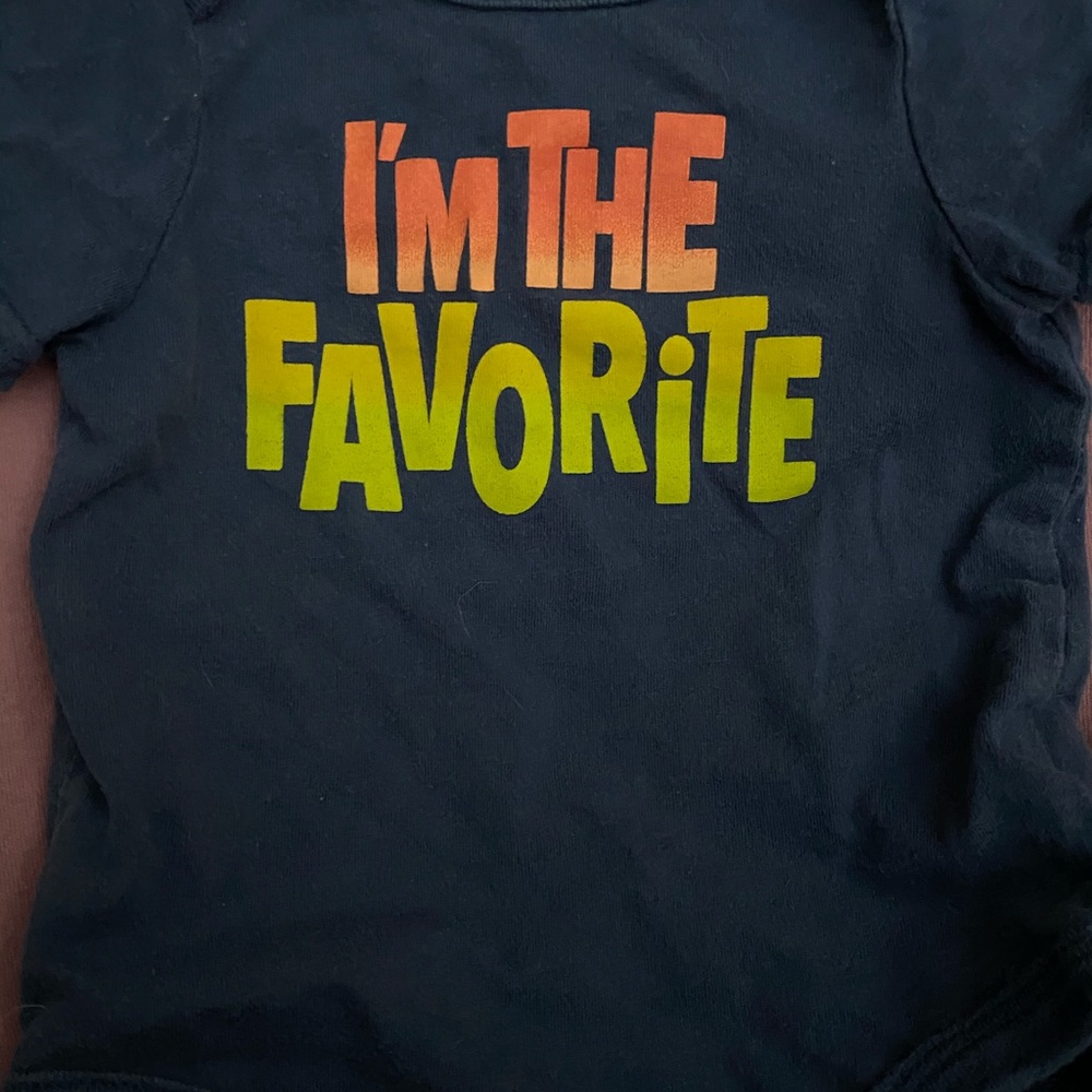 4/$10I’m the favorite circo onesie
